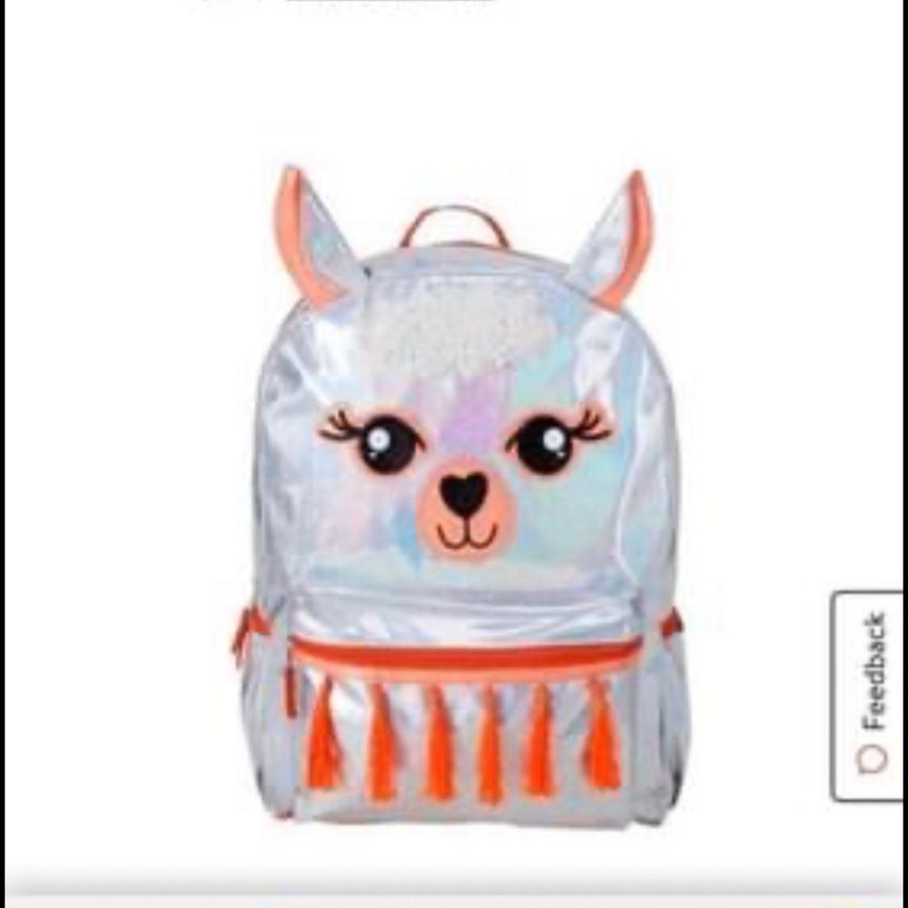 COPY - New iridescent llama backpack